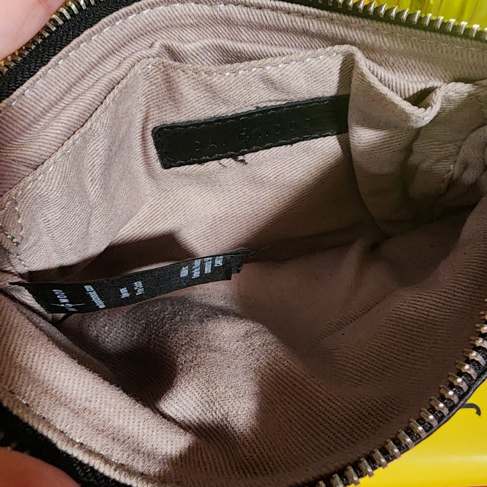 Day&Mood Black Leather Wristlet - Picture 4 of 5